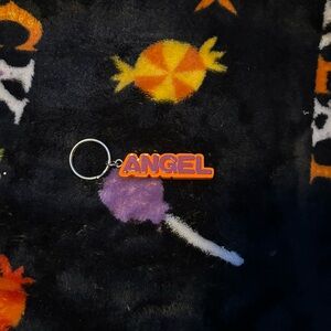 Y2K 2010’s Claire’s Neon Angel Keychain